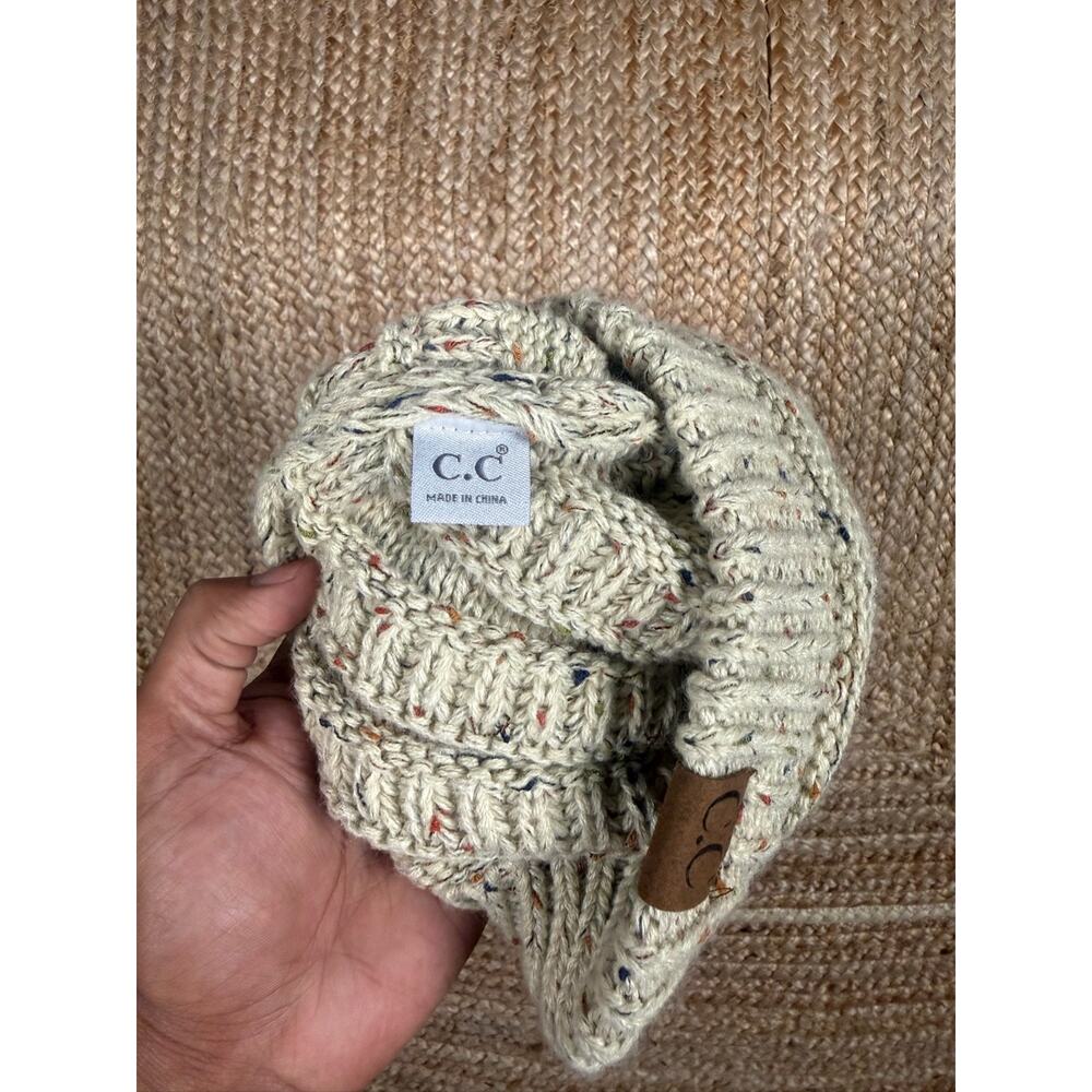 C.C Exclusives Women’s Knit Beanie, One Size - Picture 3 of 3